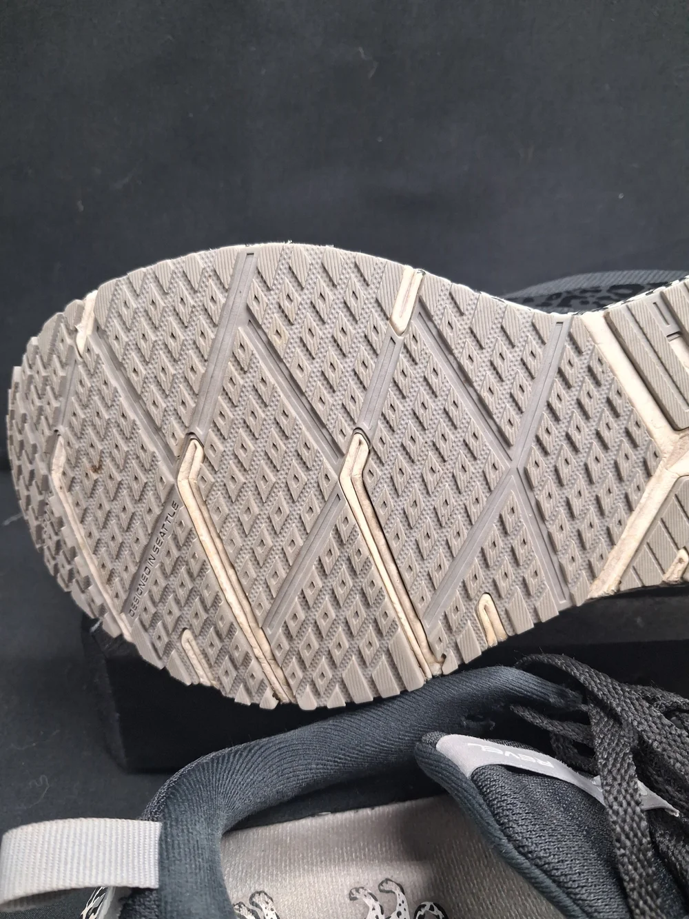Brooks Black Athletic Shoes with Leopard-Print Midsole